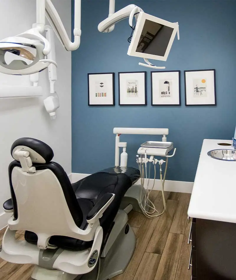 Periodontal treatment room being set up for periodontal therapy in Austin, TX
